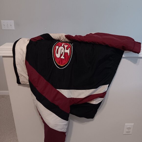 Vintage San Francisco 49ERS Jacket Size XL NFL Game Day T.F.G. Team Wear - Picture 11 of 12